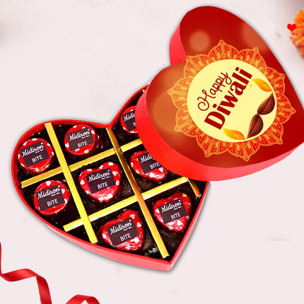 Unique Diwali Gifts – Chocolate Gift for Diwali – Diwali Gift Hamper with Chocolate Box, Diwali Greeting Card