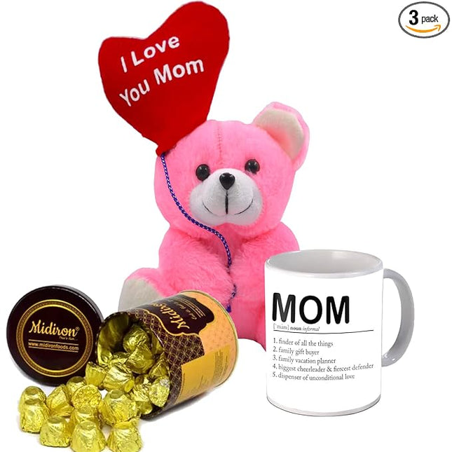 premium chocolate, mug, Mother’s Day card, chocolate gift box