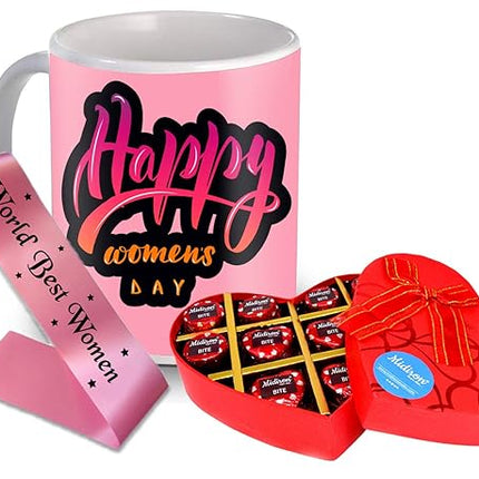 Women’s Day Gift Set
Chocolate and Mug Combo
Empowering Gift for Women