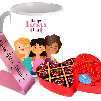 Women’s Day Gift Set
Chocolate and Mug Surprise