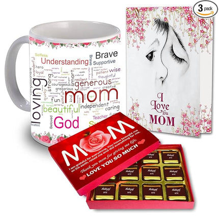 Mother’s Day Gift Set
Coffee Mug for Mom
Greeting Card for Mother