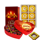 Unique Diwali Gifts – Chocolate Gift for Diwali – Diwali Gift Hamper with Chocolate Box, Diwali Greeting Card