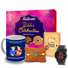 Set of Designer Rakhi with Chocolate, Coffee Mug & Watch – Rakshabandhan Combo