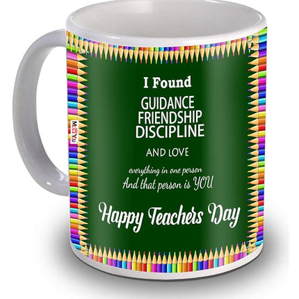 Teacher Day Coffee Mug - From Students, Inspiring Gift for Educator, Memorable School Celebration Present