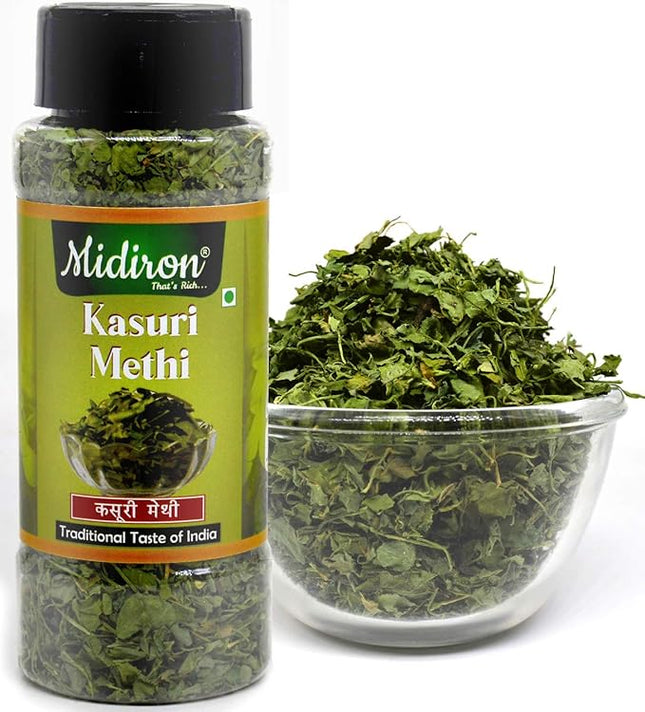 Natural Kasuri Methi – Dried Fenugreek Leaves for Indian Cooking – Ideal for Curries, Parathas, Dal Tadka & Seasoning