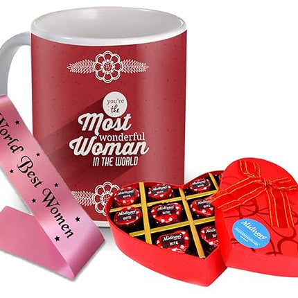 Elegant Women’s Day Sash
Thoughtful Present for Her