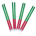 Navratri Celebrations Wooden Decorative Dandiya Stick for Garba - Wooden Bandhani Print Dandiya