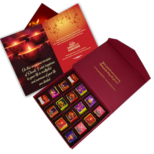 Diwali Chocolate Gifts Online - Luxury Festival Hampers, Premium Chocolate Boxes, Perfect Presents for Family and Friends