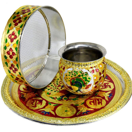 Premium Karwa Chauth Ritual Kit For Wife - Romantic presents for wife, Unique presents for wife