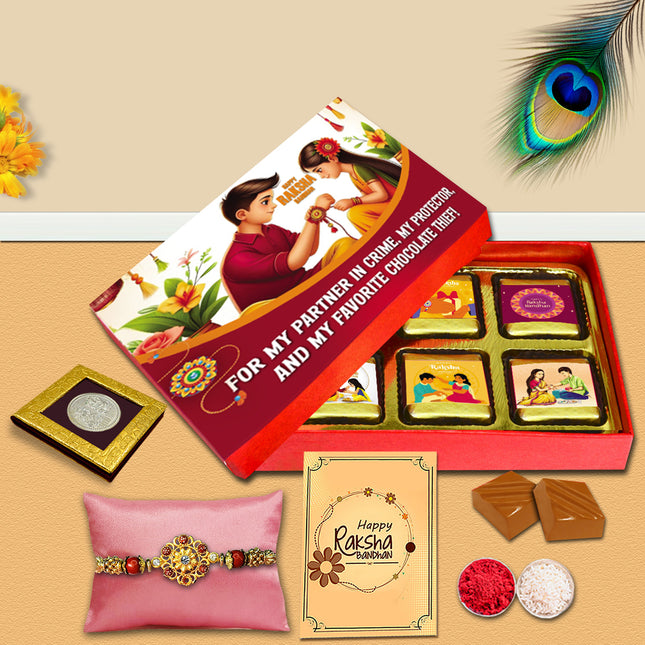 Best Gift For Brother On Rakhi – Rakhi For Brother Combo, Rakhi Gift Hampers For Brother