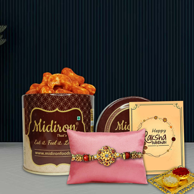 Raksha Bandhan Gift For Brother – Rakhi Gift For Bhaiya With Love, Festive Rakhi Hamper For Brother, Rakhi Gift With Emotions