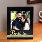 Custom Photo Frame - MDF Birthday Cutout Frame with Photo Print on Ceramic Tile
