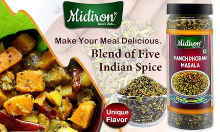 Panch Phoran Masala – 5 Spice Mix for Authentic Indian Cooking – Aromatic & Flavorful Blend for Curry, Sabzi, Lentils & Pickles (150g)