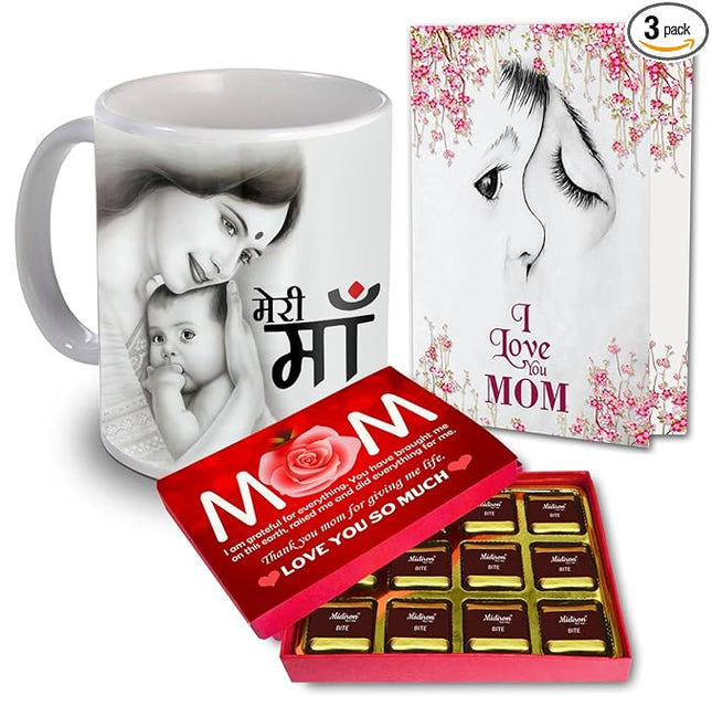 Mother’s Day Gift Set
Mug for Mom
Mother’s Day Greeting Card
Chocolate Gift for Mother