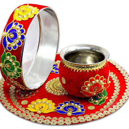 Complete Karwa Chauth Thali Set – A Sacred Blend of Ritual, Love & Tradition