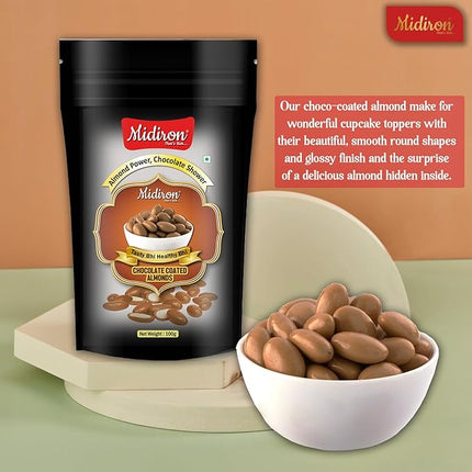 Midiron chocolate-coated almonds 
