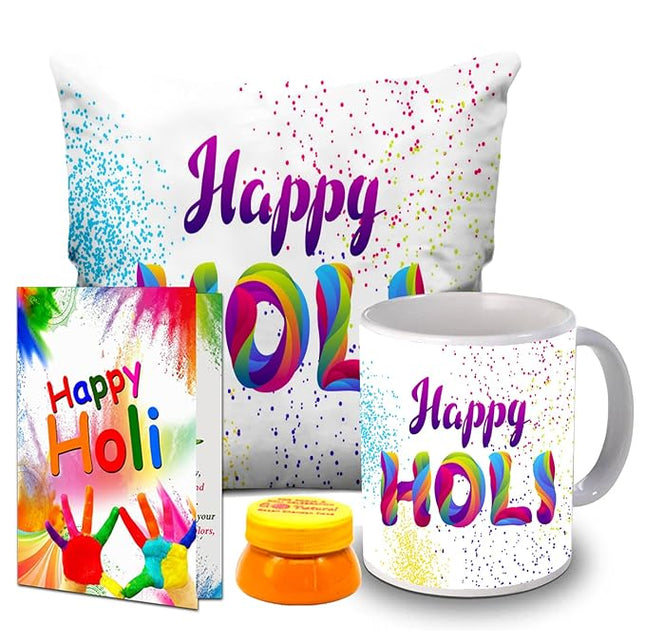 Holi Gift Hamper, Happy Holi Gift Set, - Festive Item for Holi Gift