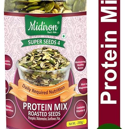 Protein Mix Roasted Seeds Superfood Blend (250g) – High-Protein Healthy Seed Mix for Energy, Digestion & Muscle Support