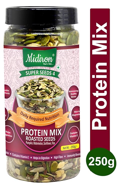 Protein Mix Roasted Seeds Superfood Blend (250g) – High-Protein Healthy Seed Mix for Energy, Digestion & Muscle Support