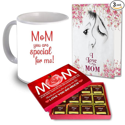 Heartfelt Greeting Card for Mother’s Day
Premium Chocolates for Mom