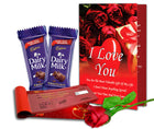 Valentine's Gift Hamper for Girlfriend, Wife – Romantic Valentine's Week Gift with Chocolate