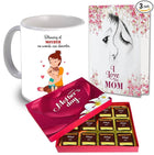 Mother’s Day Gift Set
Chocolate and Mug Combo
Heartfelt Mother’s Day Card
Special Gift for Mom
Thoughtful Present for Mother