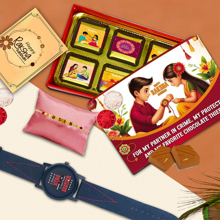 Rakhi Gift For Brother – Rakhi Set For Brother, Raksha Bandhan Gift For Brother, Rakhi Combo For Brother