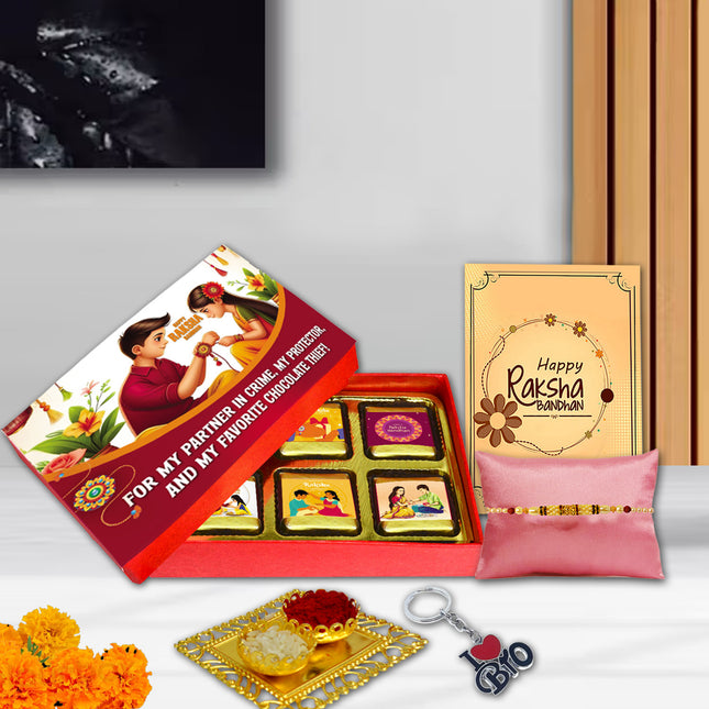 Special Rakhi Gift Combo – Raksha Bandhan Pack For Brother, Rakhi Surprise Combo, Rakhi Gifting Ideas