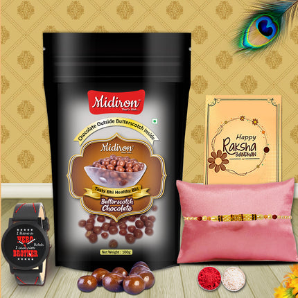 Rakhi Combo Gift For Brother - Raksha Bandhan Hamper For Brother, Rakhi Set With Gift