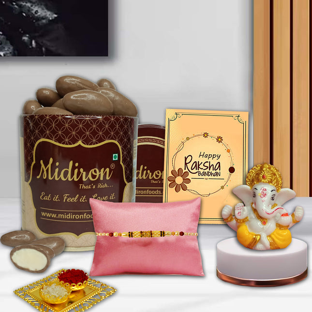 Rakhi Gift Hampers For Brother - Rakhi For Brother Combo, Rakhi Gift Ideas For Brother, Gift Hamper For Brother