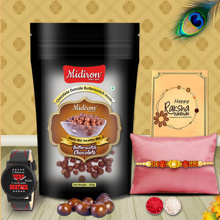 Rakhi Combo Gift For Brother - Raksha Bandhan Hamper For Brother, Rakhi Set With Gift