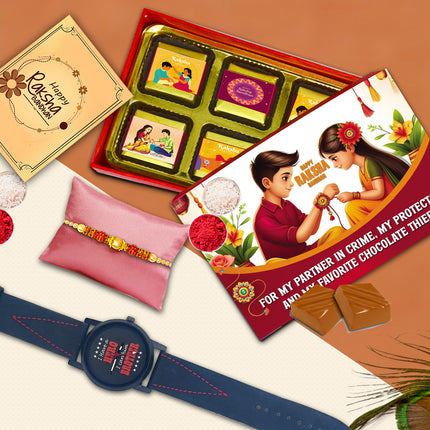 Rakhi Combo For Brother – Rakhi Gift Pack For Brother, Raksha Bandhan Gift Ideas For Brother, Best Rakhi For Brother
