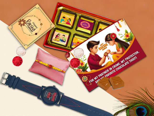 Best Gift For Brother On Rakhi – Rakhi For Brother Combo, Raksha Bandhan Gift For Brother