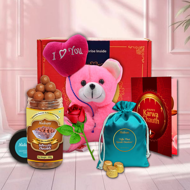 Romantic Presents Box For Wife – Unique Presents For Wife, Gift On Karwa Chauth That Speaks From The Heart