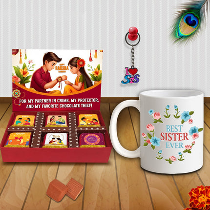Sweet Rakhi Gift Set for Sister – Raksha Bandhan Gift Ideas, Raksha Bandhan Gift Ideas For Sister, Sister Gift Raksha Bandhan, Sister Rakhi Gift Ideas