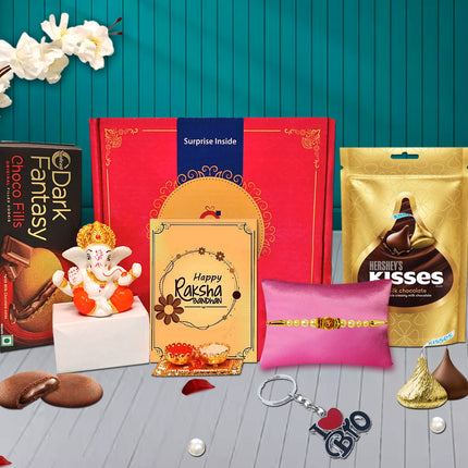 Rakhi Gift Box Combo - Rakhi Hamper For Brother, Rakhi Gift Pack, Raksha Bandhan Gift Ideas