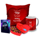 Romantic Gift for Wife - Birthday Special Combo - Chocolate Gift Box for Birthday - Chocolate Birthday Gift