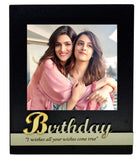 Custom Photo Frame - MDF Birthday Cutout Frame with Photo Print - Perfect Gift for Wife, Husband, Sister & Brother