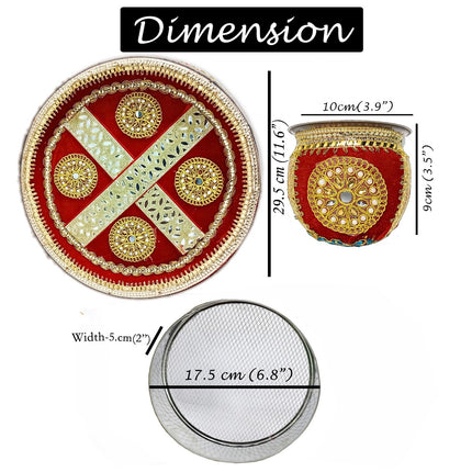 Karwa Chauth Puja Set – For the Woman Who Celebrates Love Through Tradition