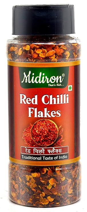 Red Chilli Flakes – Spicy & Flavorful Crushed Chilli Seasoning – Ideal for Pizza, Pasta, Indian Cooking, Marinades & Spicy Recipes