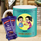 Bhai Dooj Gift Set for Brother and Sister - Chocolate Gift Pack with Mug, Perfect Bhai Dooj Gift