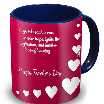 Teacher Day Coffee Mug - From Students to Teacher, Unique Gift for Mentor, School Celebration Present