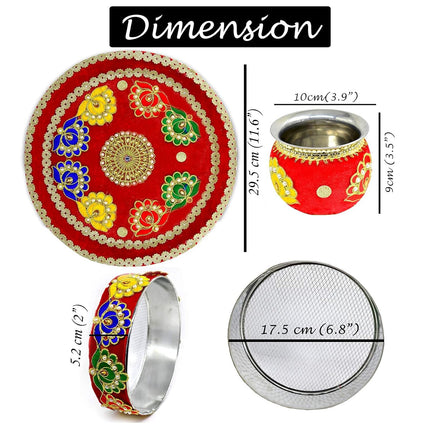 Complete Karwa Chauth Thali Set – A Sacred Blend of Ritual, Love & Tradition