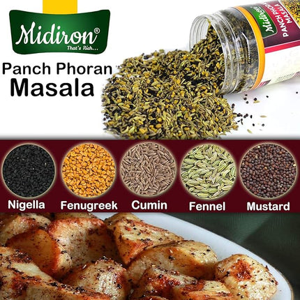 Panch Phoran Masala – 5 Spice Mix for Authentic Indian Cooking – Aromatic & Flavorful Blend for Curry, Sabzi, Lentils & Pickles (150g)