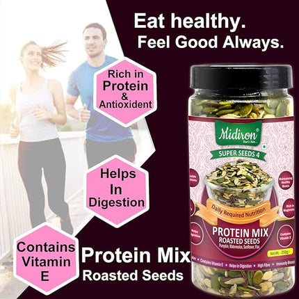 Protein Mix Roasted Seeds Superfood Blend (250g) – High-Protein Healthy Seed Mix for Energy, Digestion & Muscle Support
