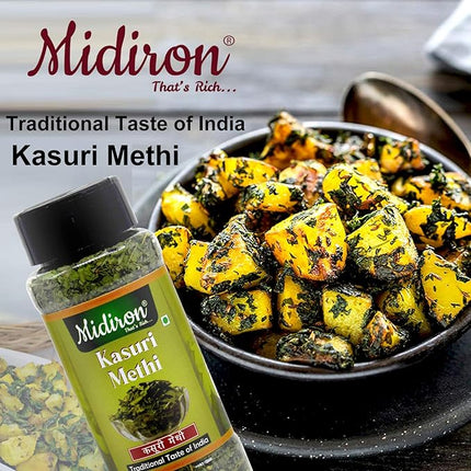 Natural Kasuri Methi – Dried Fenugreek Leaves for Indian Cooking – Ideal for Curries, Parathas, Dal Tadka & Seasoning