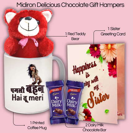 Best Sister Mug – Cute Gift Idea from Brother or Sister – Perfect for Birthday, Rakhi or Bhai Dooj
