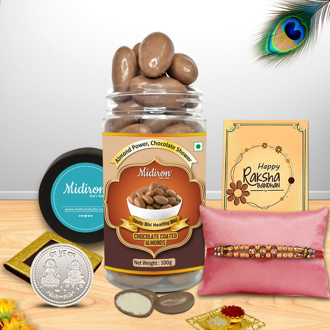 Raksha Bandhan Gift For Brother - Rakhi Gift Pack For Brother, Gift Hamper For Brother, Rakhi Set For Brother