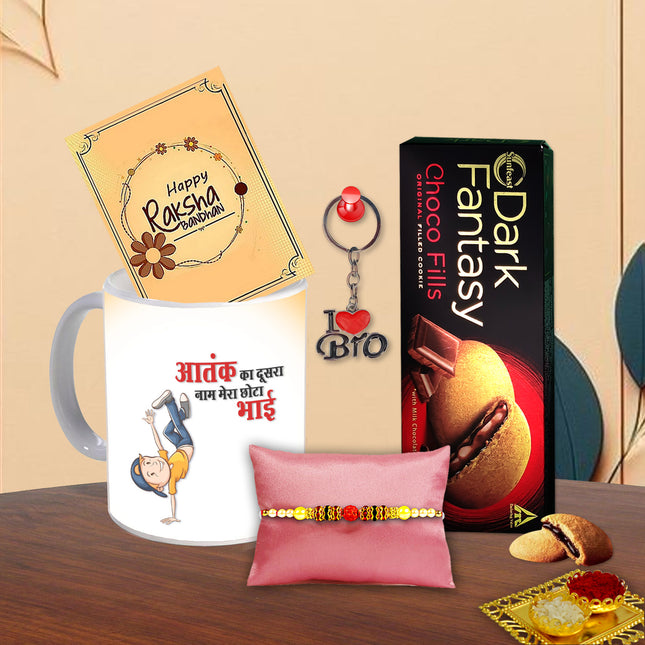 Rakhi Set For Brother – Rakhi Gift Combo For Brother, Rakhi Gift For Brother, Raksha Bandhan Gift For Brother