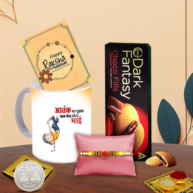 Rakhi For Brother Combo – Rakhi Gift Combo For Brother, Rakhi For Brother Gift, Unique Rakhi For Brother
